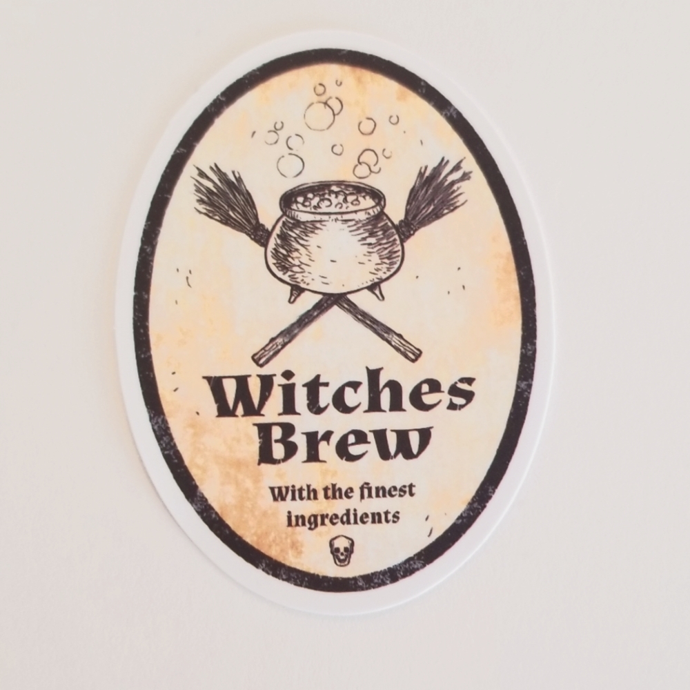 10/$10 Witches Brew Apothecary Label Sticker
